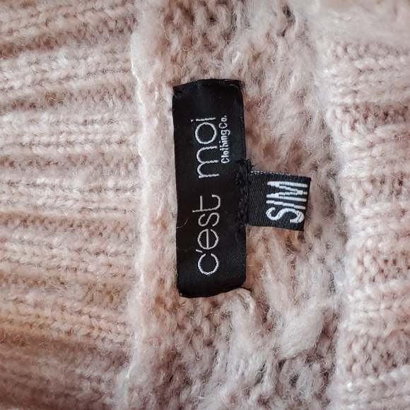 Sweater Blush Pink Size S/M - Picture 2 of 5